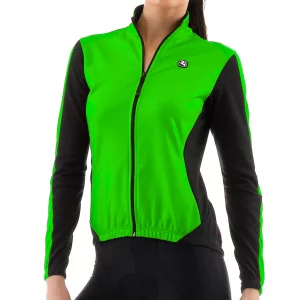 FUSION CLASSIC maillot manga larga mujer verde frontal