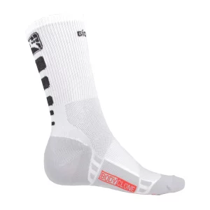 FR-C calcetín alto blanco/negro lateral