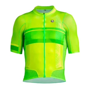 NX-G AIR maillot verde flúor/verde frontal
