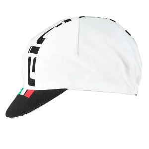 TRADE gorra algodón blanco/negro/Italia lateral