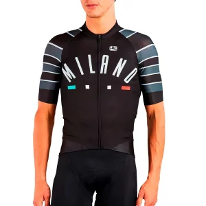 SCATTO PRO MILANO maillot negro/gris frontal