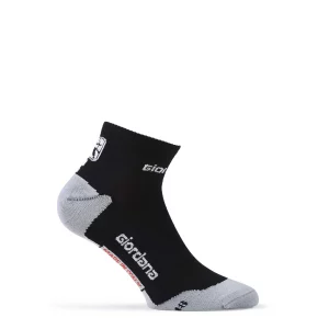 FR-C calcetín corto negro/blanco lateral