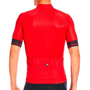 FR-C PRO maillot rojo cereza/negro trasera