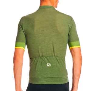 WOOL maillot verde trasera