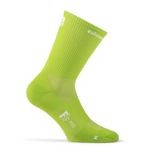 SOLID calcetín alto verde lateral