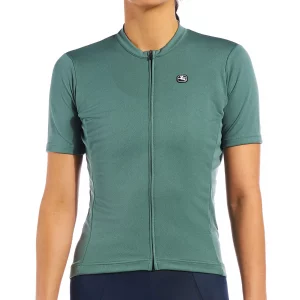 FUSION maillot mujer verde ceniza frontal