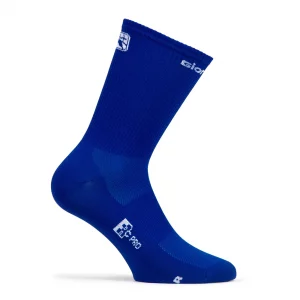 SOLID calcetín alto neón azul lateral
